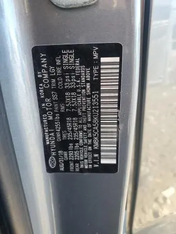 2019 HYUNDAI KONA ULTIMATE  