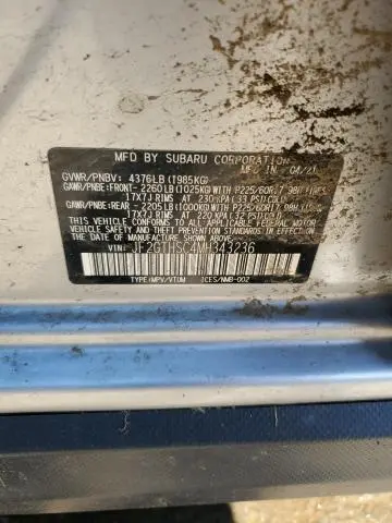 2021 SUBARU CROSSTREK SPORT  