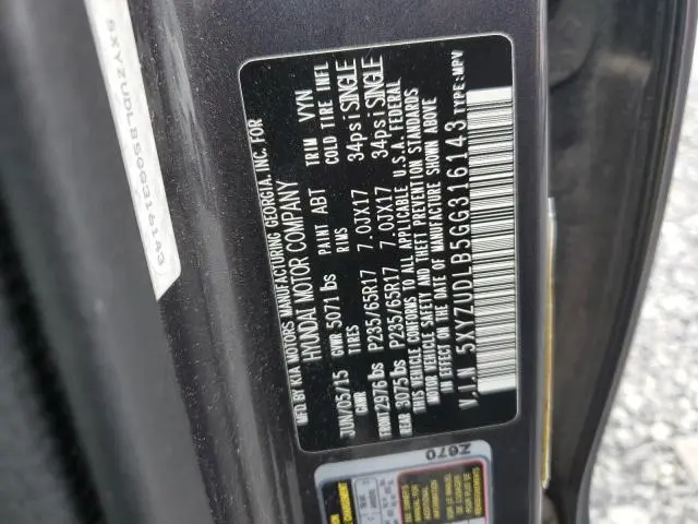 2016 HYUNDAI SANTA FE SPORT   