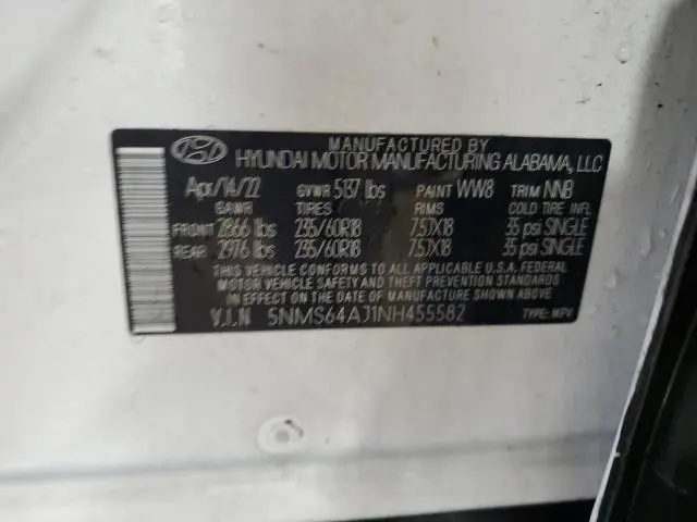 2022 HYUNDAI SANTA FE SEL  