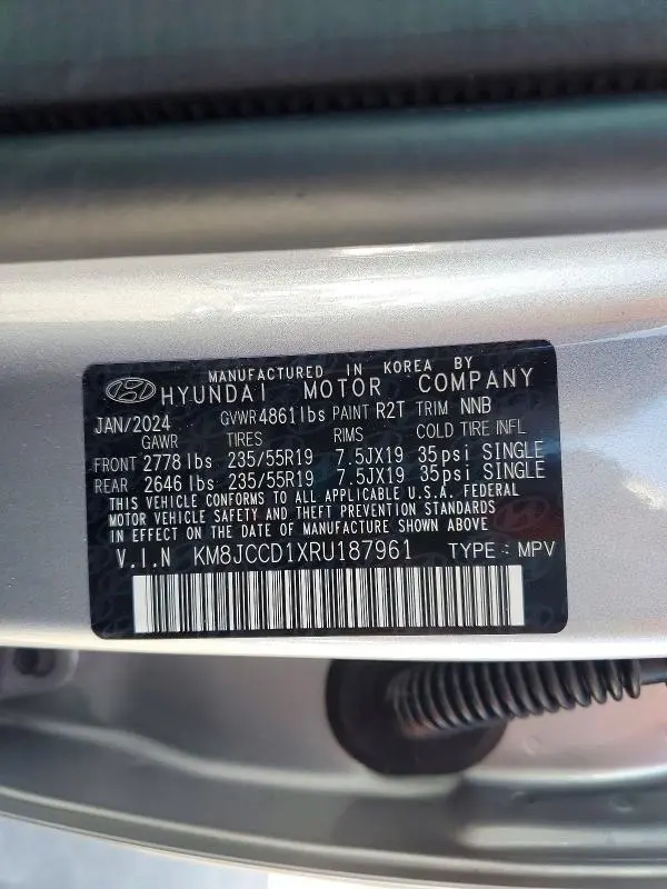 2024 HYUNDAI TUCSON SEL CONVENIENCE  