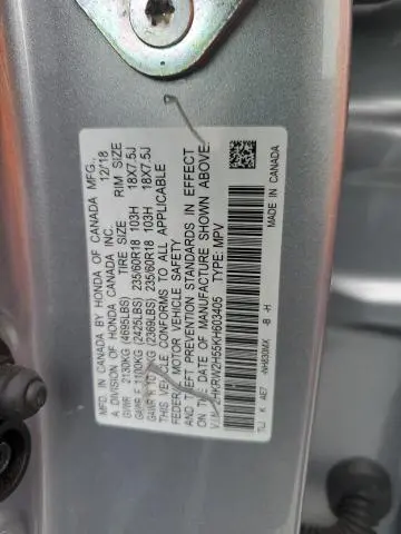 2019 HONDA CR-V EX  