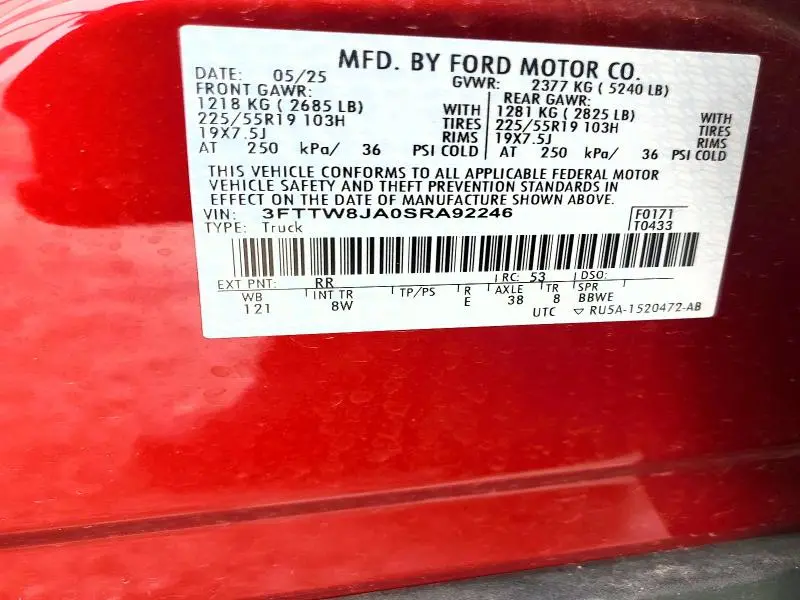 2025 FORD MAVERICK XLT  