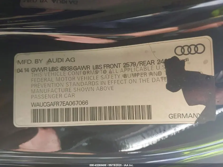 2014 AUDI S5 3.0T PREMIUM PLUS