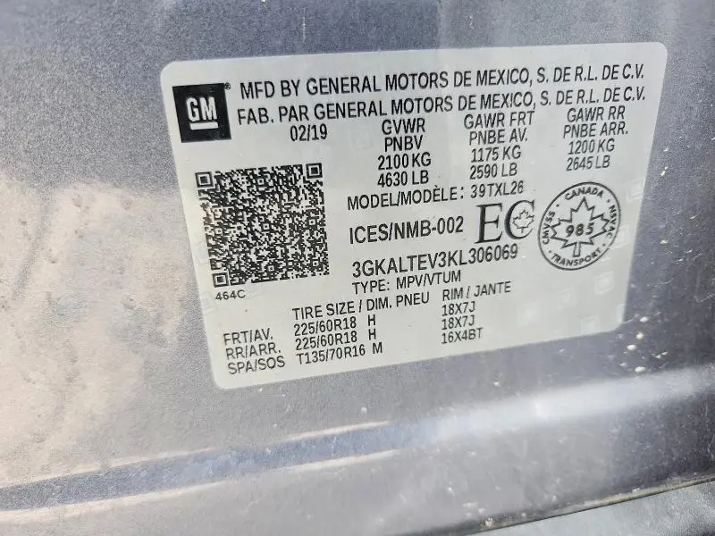 2019 GMC TERRAIN   