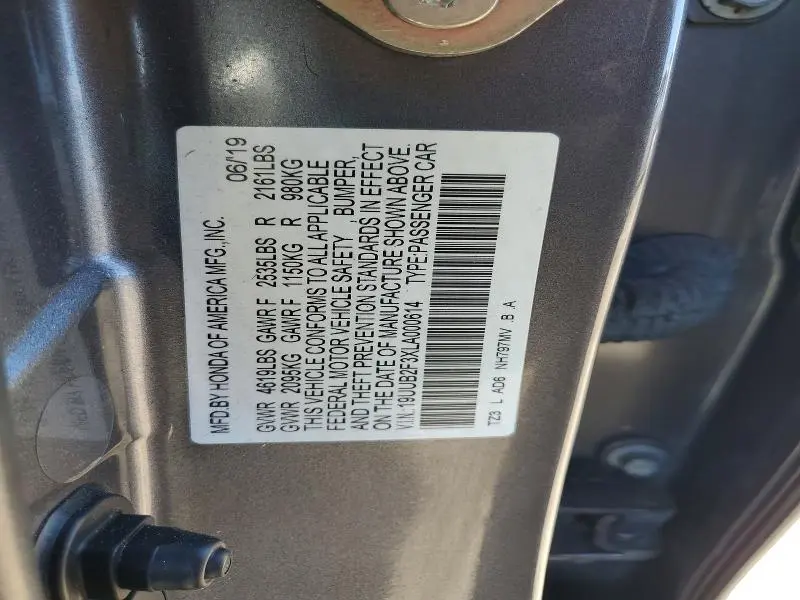 2020 ACURA TLX   