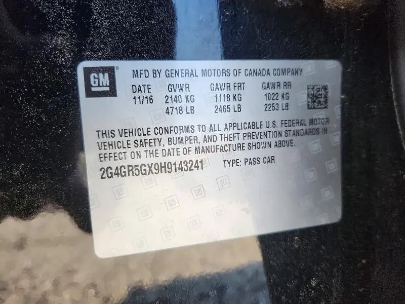 2017 BUICK REGAL PREMIUM  