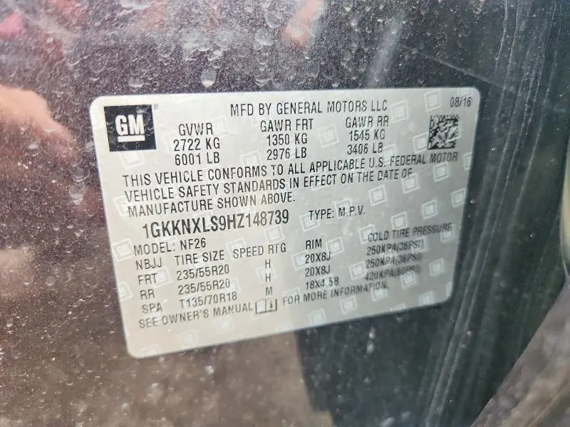 2017 GMC ACADIA DENALI  