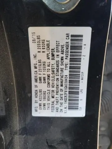 2016 HONDA ACCORD SPORT  