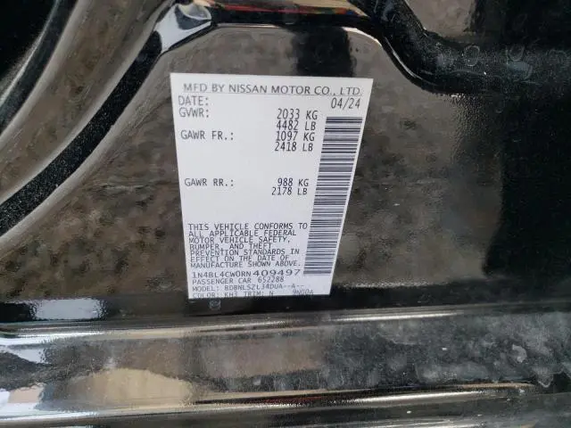 2024 NISSAN ALTIMA SR  