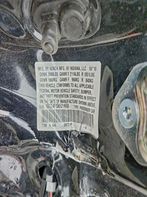 2019 HONDA INSIGHT LX  