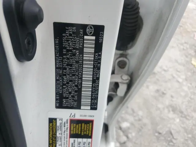 2013 TOYOTA CAMRY L  