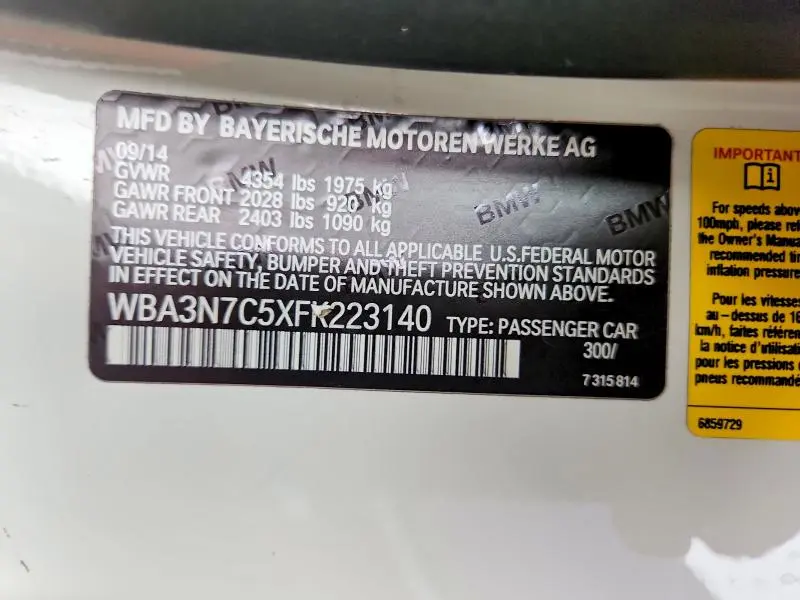 2015 BMW 428 I  