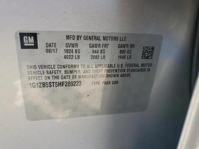 2017 CHEVROLET MALIBU LS  