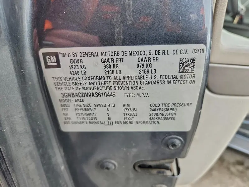 2010 CHEVROLET HHR LT  