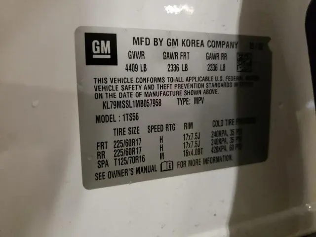 2021 CHEVROLET TRAILBLAZER ACTIV  