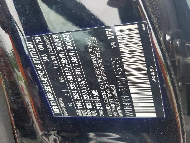 2021 MERCEDES-BENZ GLA 250 4MATIC  
