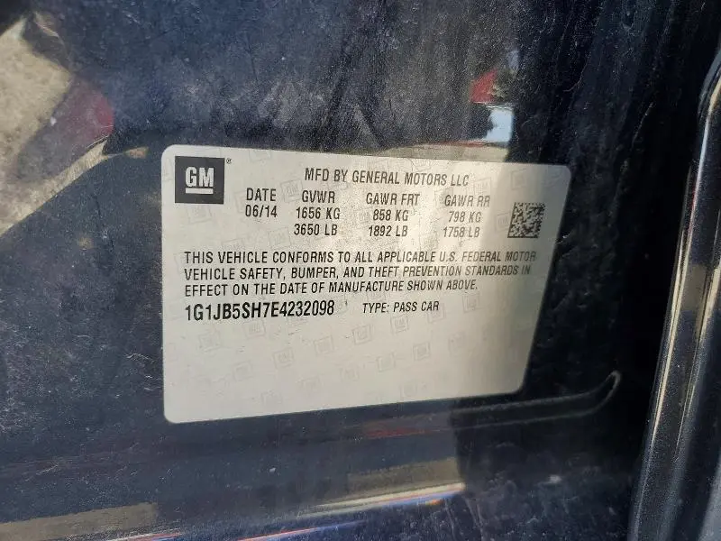 2014 CHEVROLET SONIC LS  