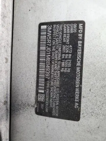 2021 BMW 330XI   