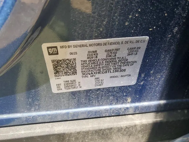 2026 CHEVROLET EQUINOX LT  