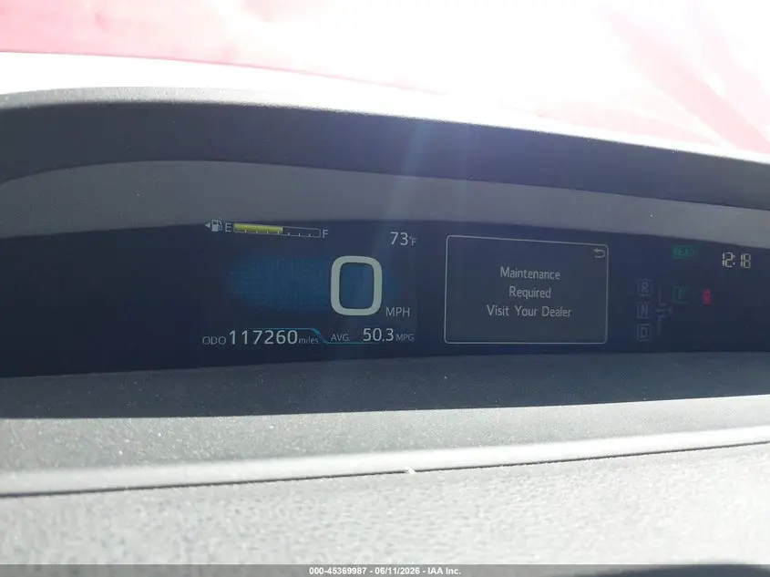 2017 TOYOTA PRIUS TWO