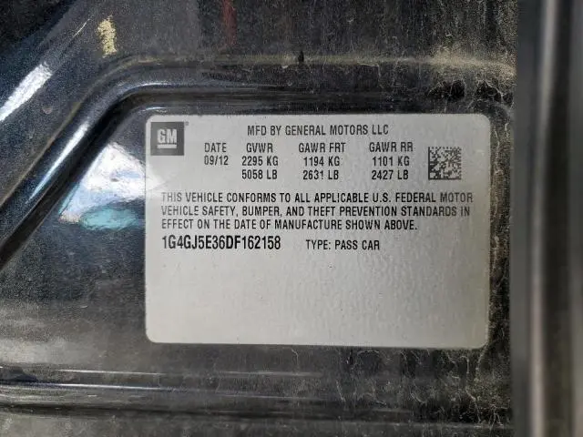 2013 BUICK LACROSSE TOURING  