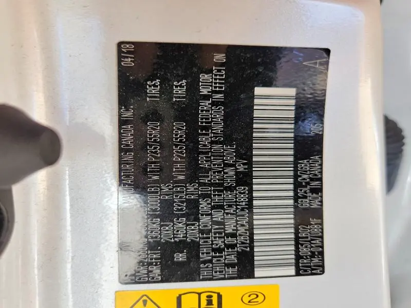 2018 LEXUS RX 350 BASE  