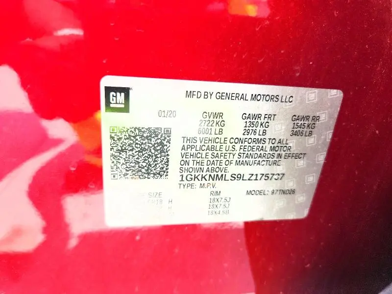 2020 GMC ACADIA SLT  