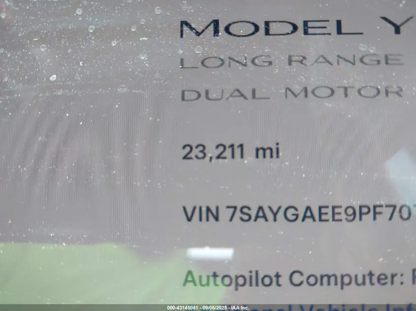2023 TESLA MODEL Y AWD/LONG RANGE DUAL MOTOR ALL-WHEEL DRIVE