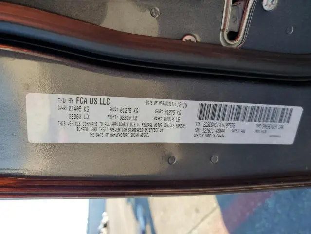 2020 DODGE CHARGER R/T  