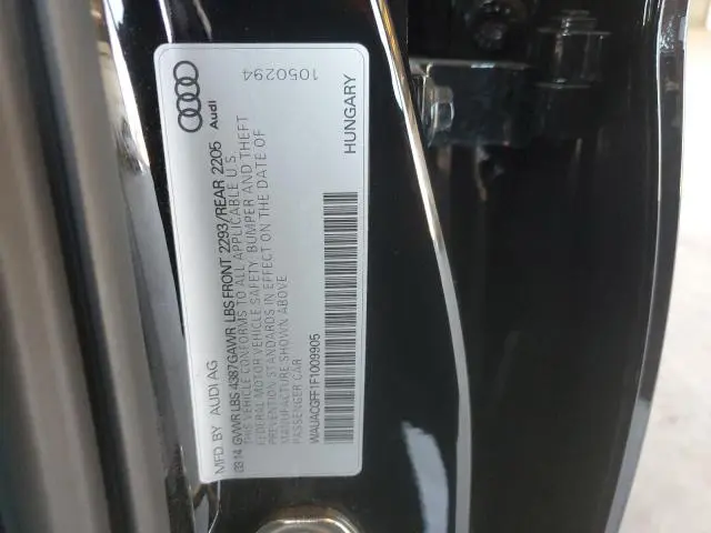 2015 AUDI A3 PREMIUM  
