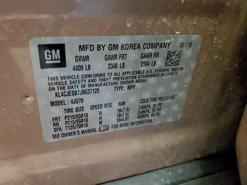 2018 BUICK ENCORE PREFERRED  