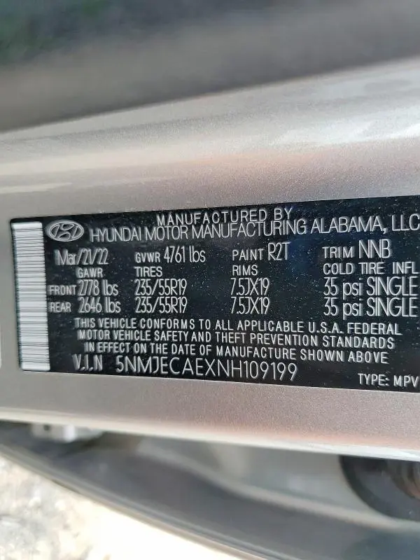 2022 HYUNDAI TUCSON LIMITED  