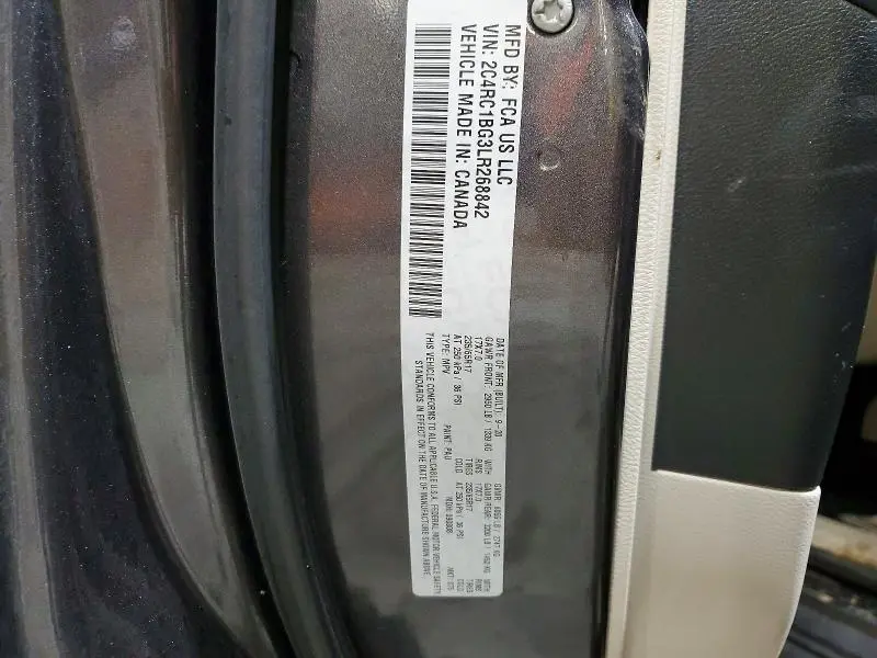 2020 CHRYSLER PACIFICA TOURING L  