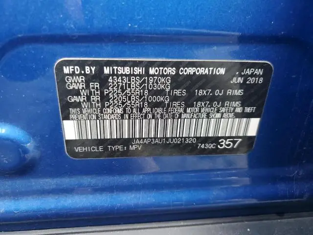 2018 MITSUBISHI OUTLANDER SPORT ES