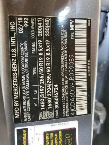 2018 MERCEDES-BENZ GLE 550E 4MATIC  