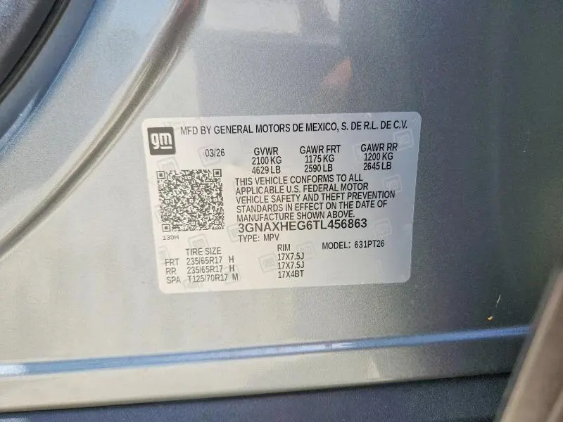 2026 CHEVROLET EQUINOX LT  