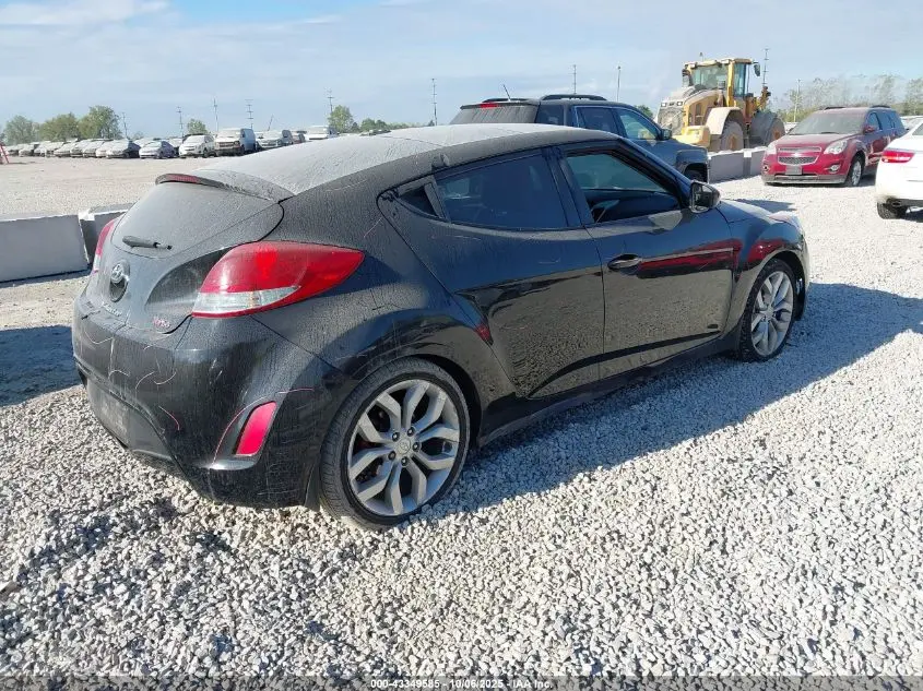 2012 HYUNDAI VELOSTER BASE W/RED/BLACK