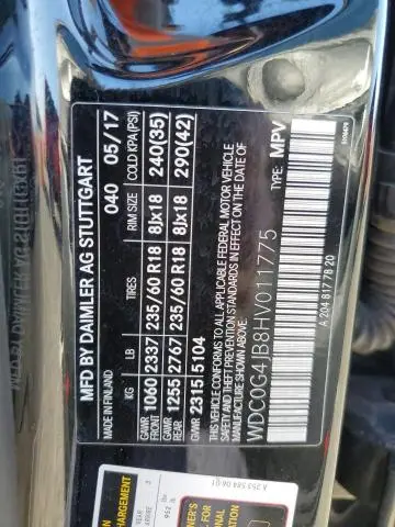 2017 MERCEDES-BENZ GLC 300  