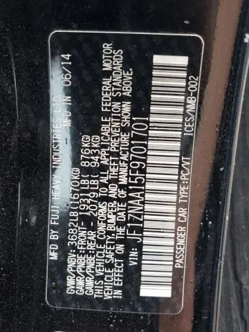 2015 TOYOTA SCION FR-S   