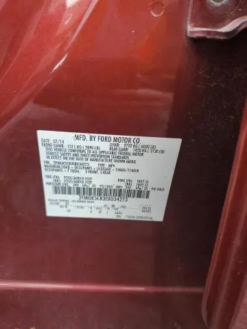 2014 FORD FLEX SEL  
