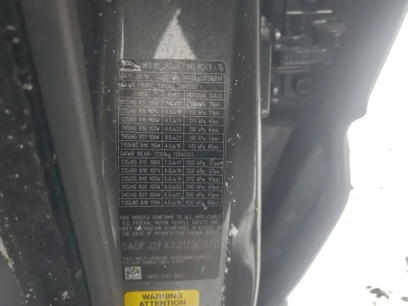 2018 JAGUAR E-PACE S  