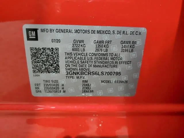 2020 CHEVROLET BLAZER 2LT  