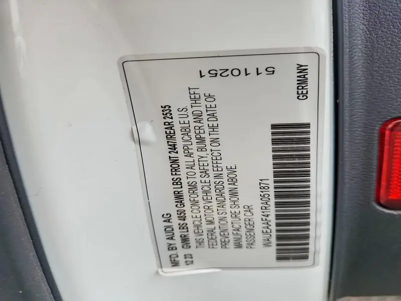 2024 AUDI A4 PREMIUM PLUS 45  