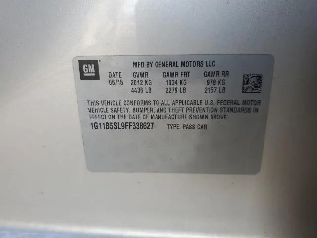 2015 CHEVROLET MALIBU LS