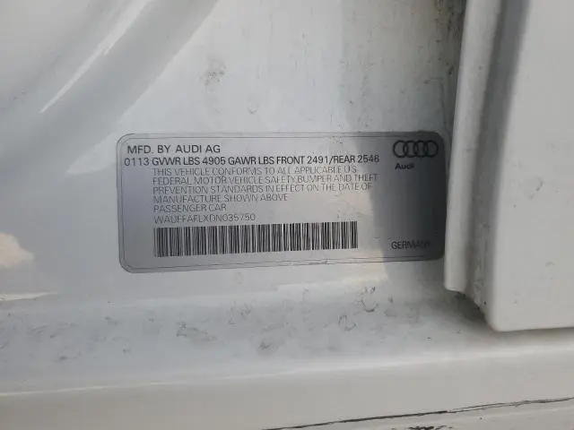 2013 AUDI A4 PREMIUM PLUS  