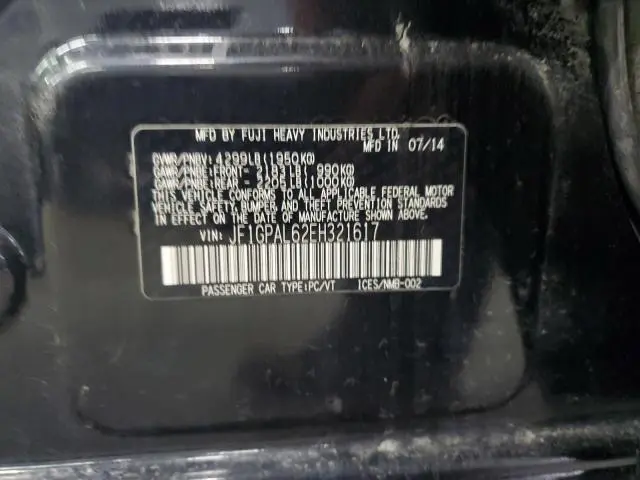 2014 SUBARU IMPREZA SPORT PREMIUM  