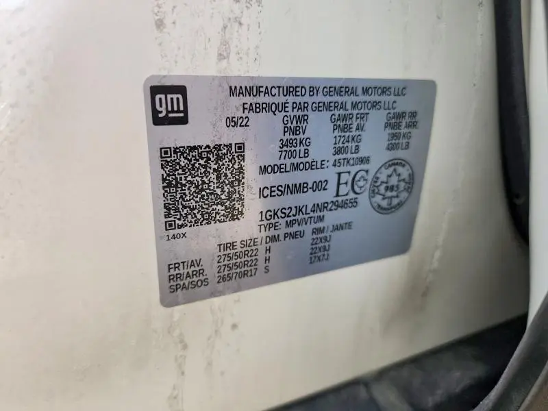 2022 GMC YUKON XL DENALI  