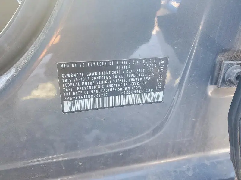 2013 VOLKSWAGEN JETTA BASE  