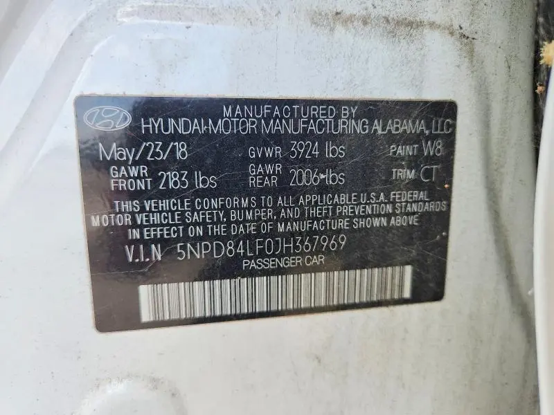 2018 HYUNDAI ELANTRA VALUE EDITION  